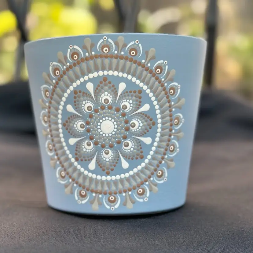 #01 - 4.7 Colonial Blue/ copper and tans