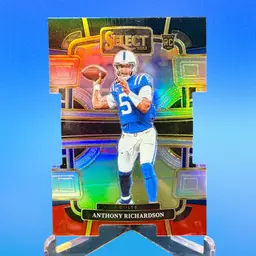 Anthony Richardson 2023 Panini Select 43 Concourse Silver Prizm Die-Cut Indianapolis Colts RC