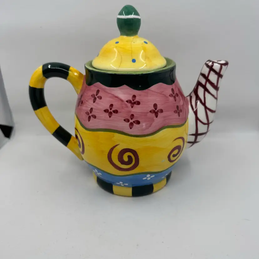 Hi mark Colorful Pitcher, Some Crazing