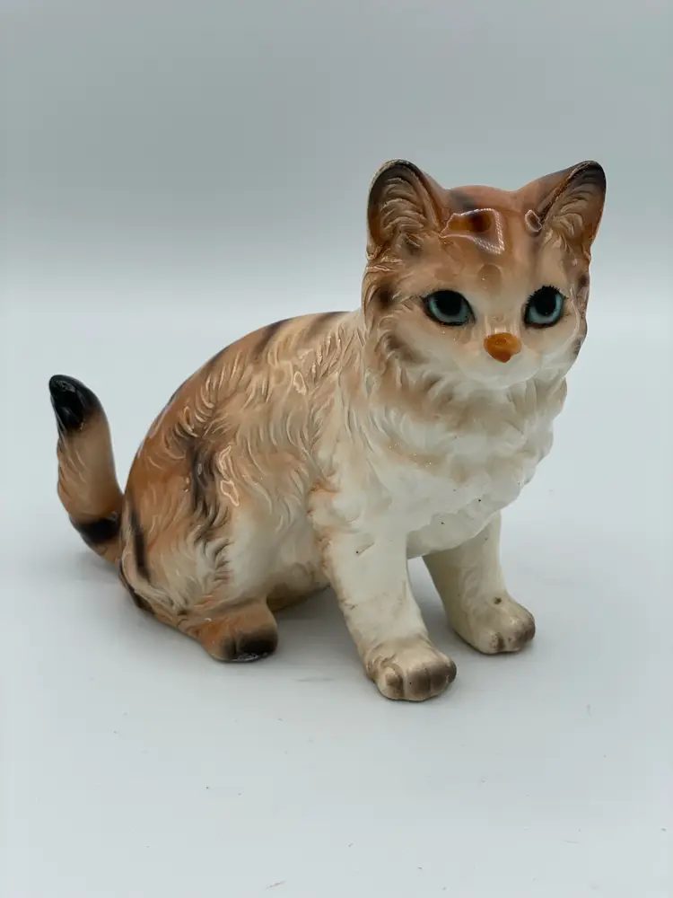 Tabby Cat Figurine