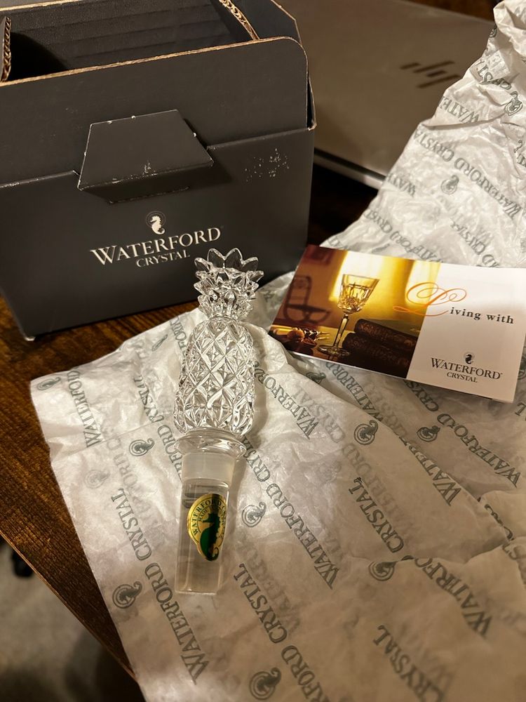 Waterford Crystal Pineapple Wine Stopper