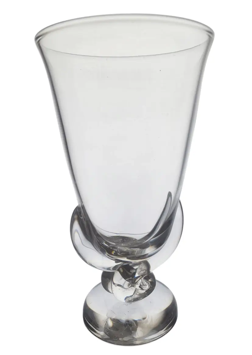 Signed steuben crystal vase