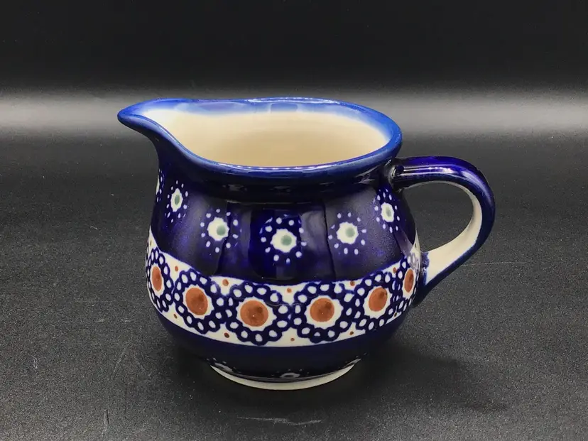 1001-Boleslawiec Polish Pottery Creamer