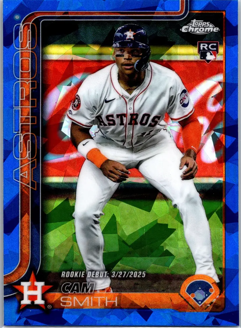 2025 Topps Chrome Update Sapphire Cam Smith #USC19 Astros