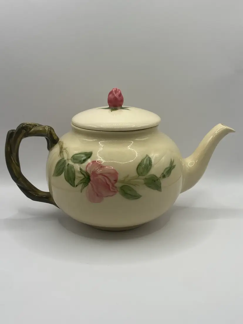 Franciscan Earthenware Teapot-Desert Rose (As-Is) 6 1/2”