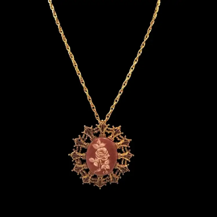 Vintage Rose, Cameo, pendant/brooch