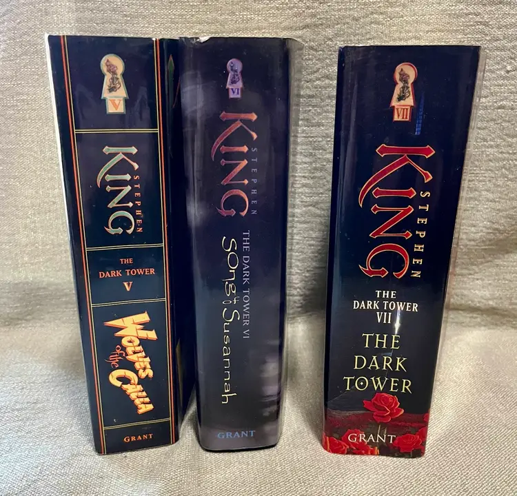 Stephen King The Dark Tower V VI VII 1st Trade Edition 2003-04 & 2012 Novel 4 Ct