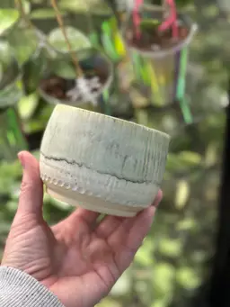 Handmade pot, no drainage 3.75 Inch