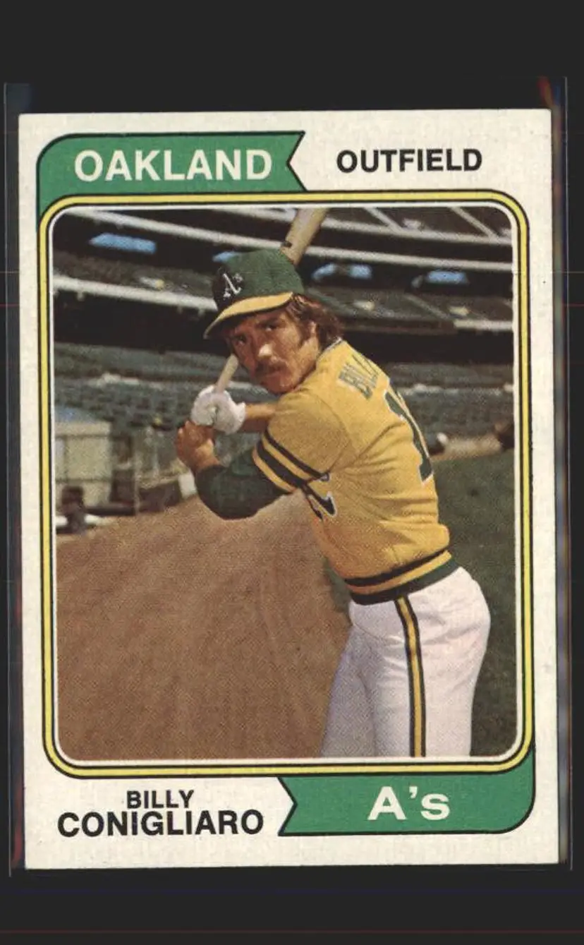 1974 Topps #545 Billy Conigliaro - (pk5) - Oakland Athletics