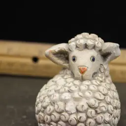 Artesania Rinconada Uruguay Sheep Lamb Retired Handmade Figurine