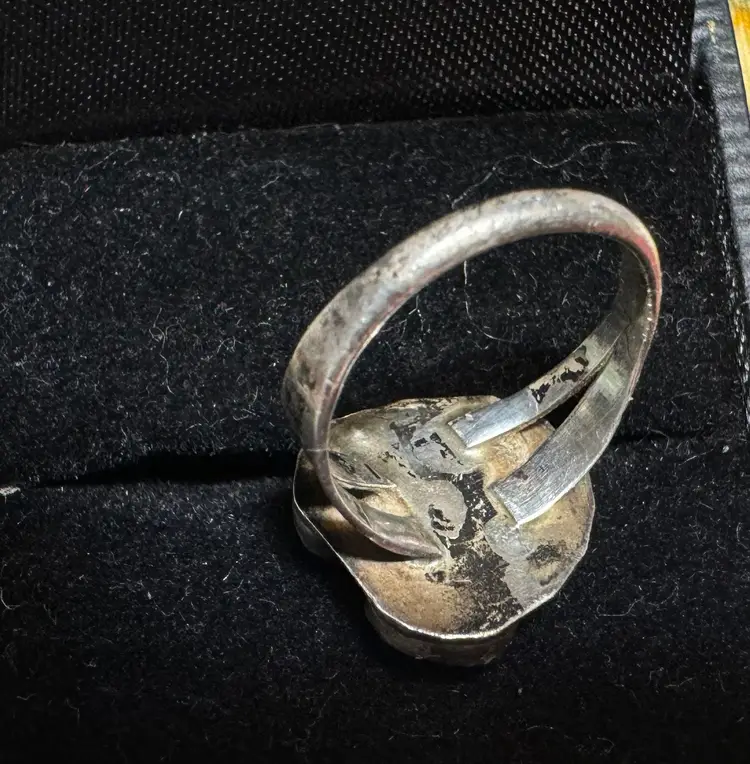 Sterling MOP Sz 4 Ring