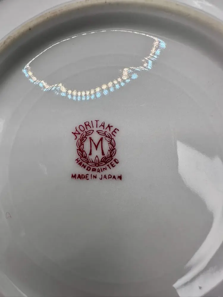 Noritake Yellow Rose 3 Handled Dish Hand Painted Made In Japan