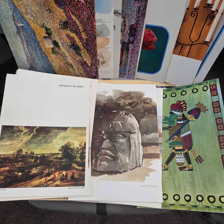 Lot of 33 Vintage Sitmar Cruises TSS Fairwind Menus 1975 Luncheon Dinner