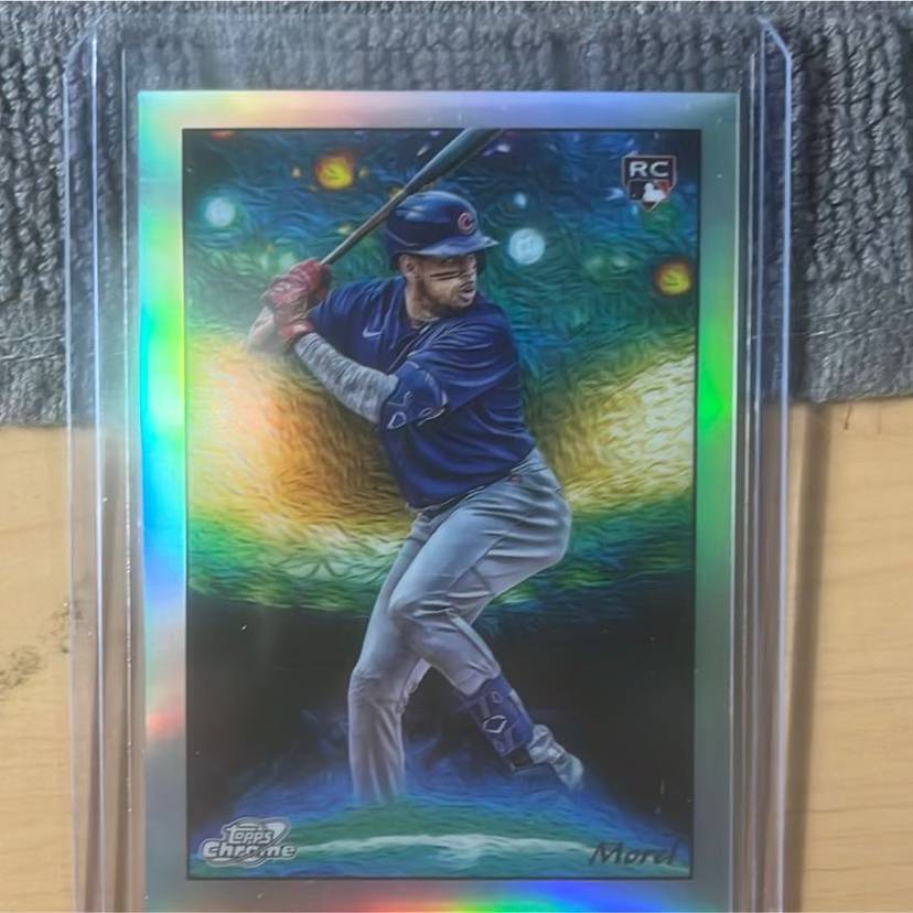 2023 topps cosmic chrome stars in the night christopher morel