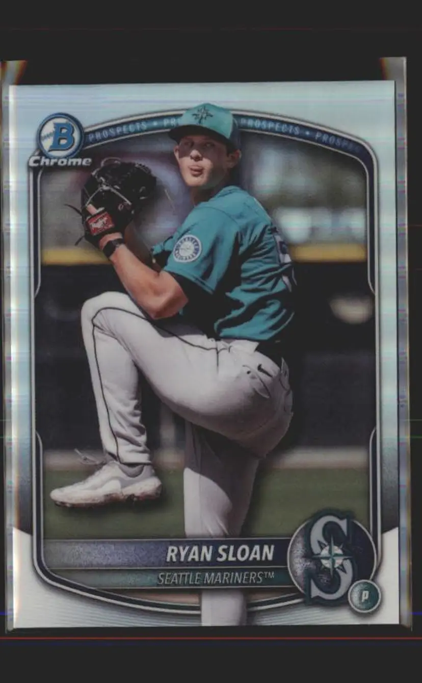 2025 Bowman Draft #BDC-94 Ryan Sloan Chrome Refractor - (137) - Seattle Mariners