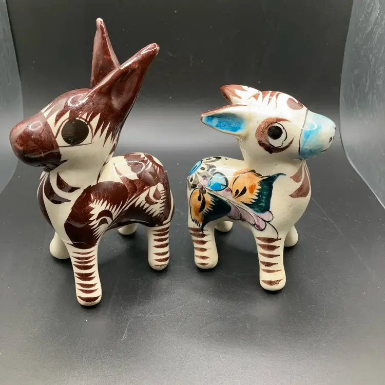 Pair of Imperfectly Perfect Tonala Donkeys (Read)