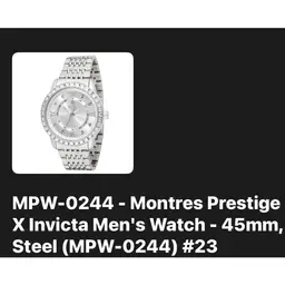 Montres Prestige X Invicta Men's Watch - 45mm,
Steel