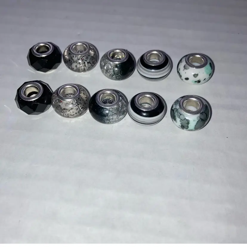 Glass Slider Beads! 1/2”