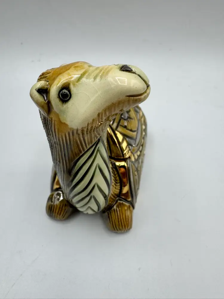 De Rosa Rinconada Camel 607 Trinket Box Gold & Platinum Accents URUGUAY RETIRED 2004