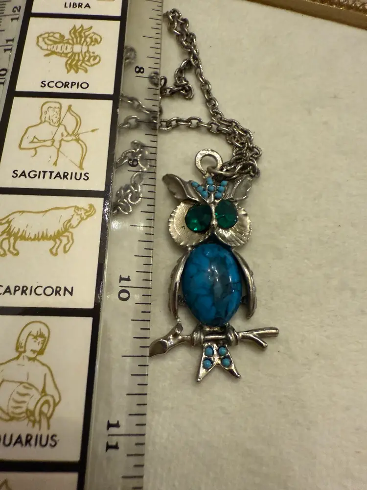 Vintage Owl Necklace