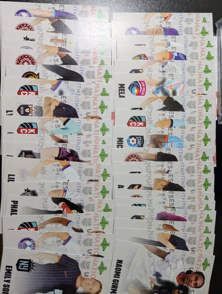 2025 Parkside NWSL/USWNT Club and Country FULL base set #1-35