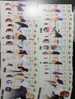 2025 Parkside NWSL/USWNT Club and Country FULL base set #1-35