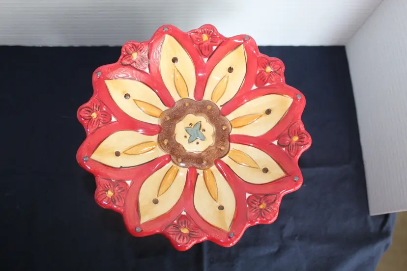 Pier 1 Imports Carynthum Pattern 7.5 Inch Round Salad Bowl Replacement Dish