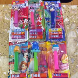 Lot Of 6 Mixed Pez Dispensers New In The Packages. Mickey, Power Ranger, PJ Masks And More