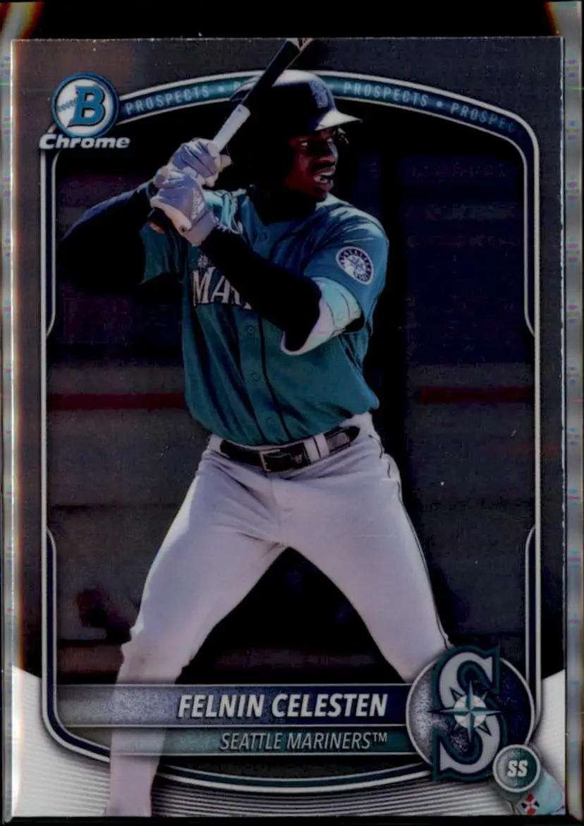 2025 Bowman Draft #BDC-103 Felnin Celesten Chrome - (138) - Seattle Mariners
