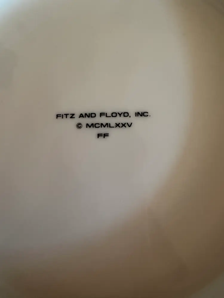 Fitz & Floyd Japanese Design Plate