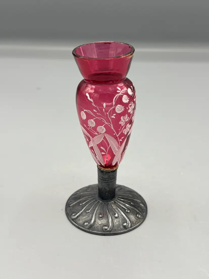 Gorgeous Ruby red bud vase