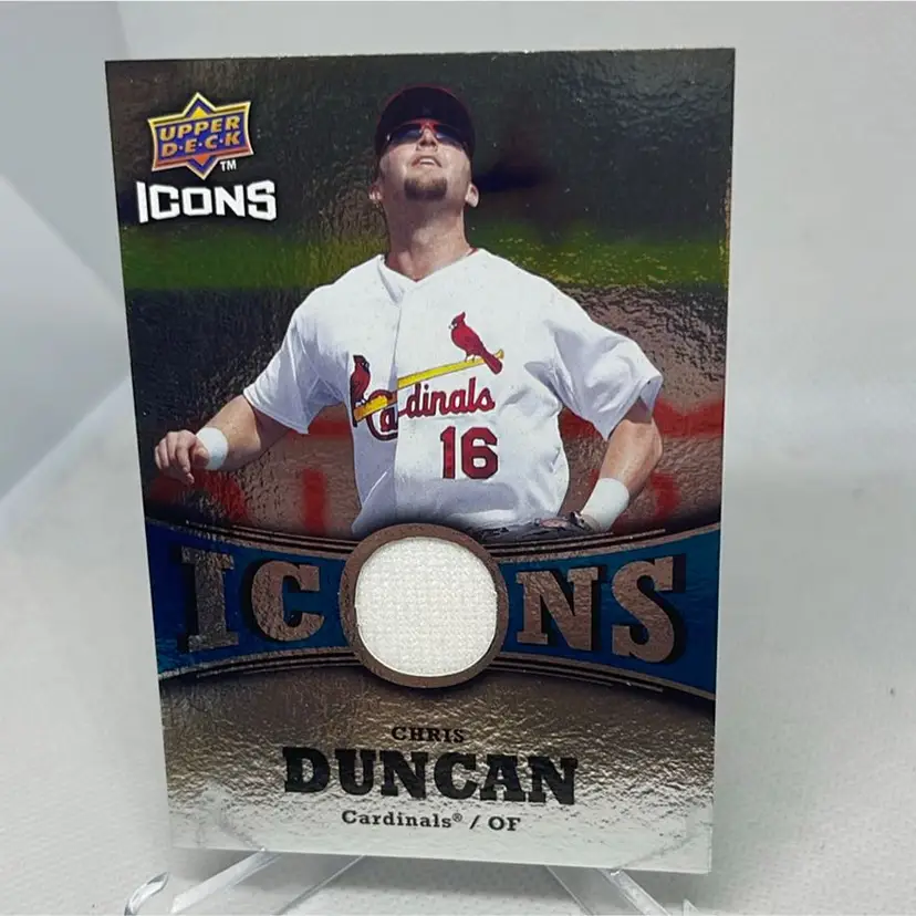 2009 (CARDINALS) Upper Deck Icons Icons Jerseys #CD Chris Duncan Jsy