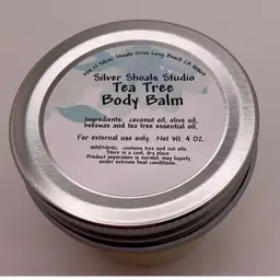 Made by Me!  Body Balm - TEA TREE - 4 OZ Made with Beeswax!  READ
