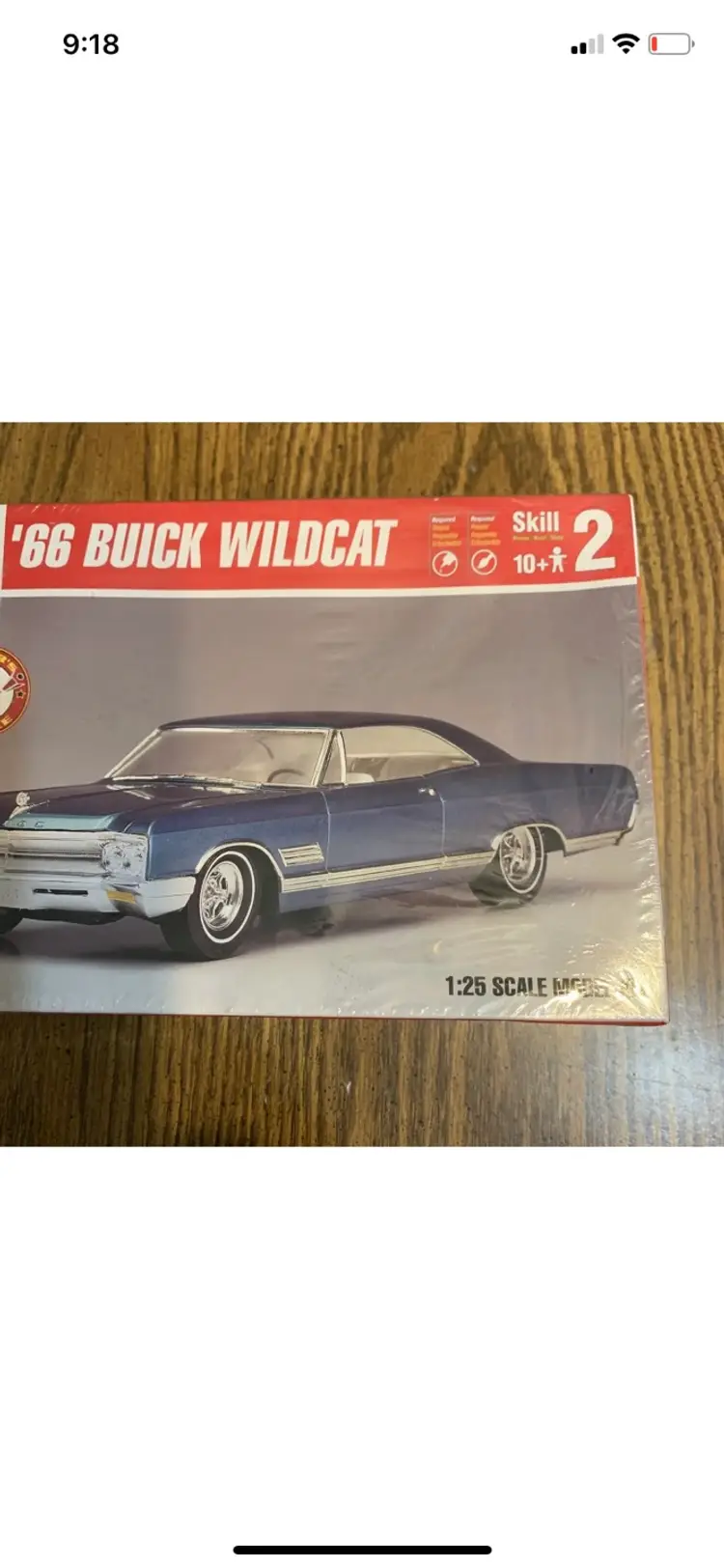 AMT ERTL 1966 Buick Wildcat Buyers Choice Model Kit #31222 Factory Sealed