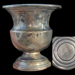 Marked Sterling Weighted Toothpick Holder