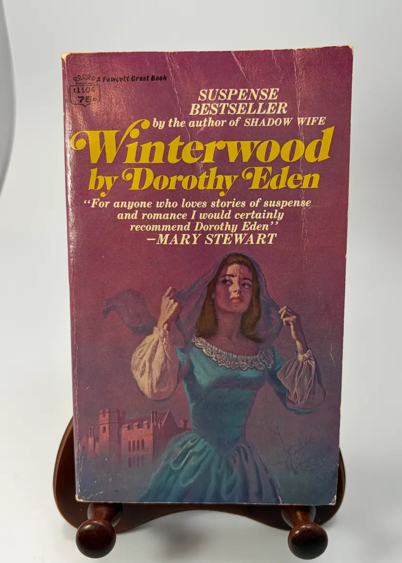Vintage 'Winterwood' by Dorothy Eden Paperback Book 1968 Fawcett Crest