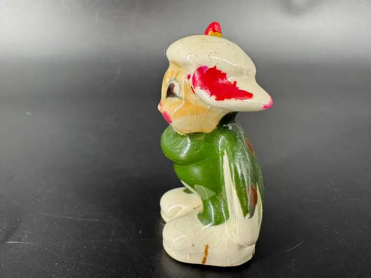 Anthropomorphic Ceramic Bug Figurine Baseball Player Occupied Japan