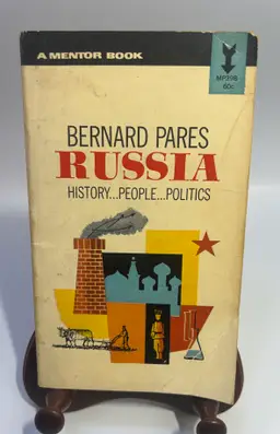 Vintage 'Russia History...People...Politics' by Bernard Paperback Book 1963