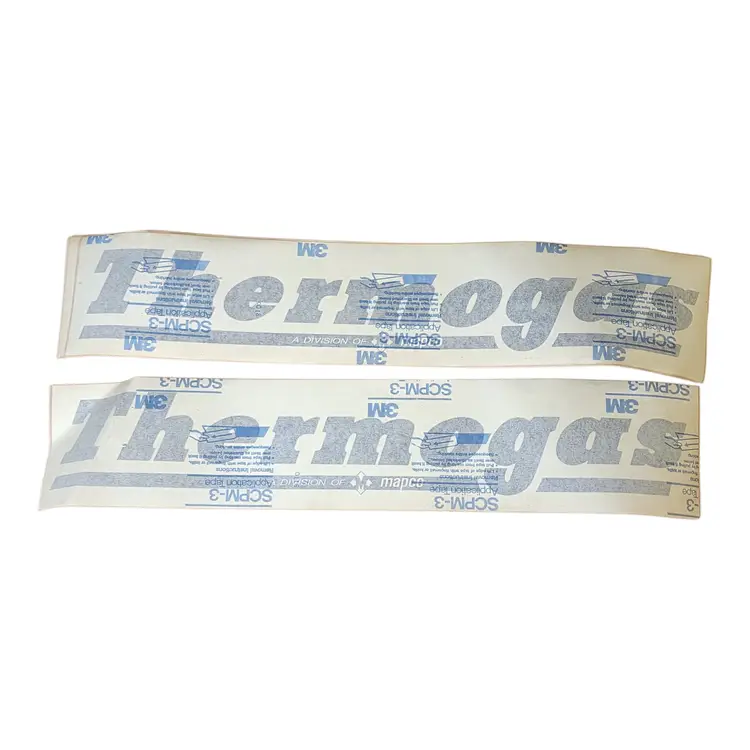 Vintage Thermogas Propane Gas Advertising Decal Sticker 30" x 6" Lot Of 10