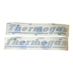 Vintage Thermogas Propane Gas Advertising Decal Sticker 30" x 6" Lot Of 10
