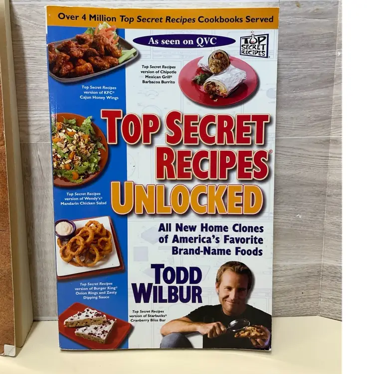 Top Secret Recipes Cookbook Lot Unlocked Lite And Top Secret Recipes Todd Wilbur