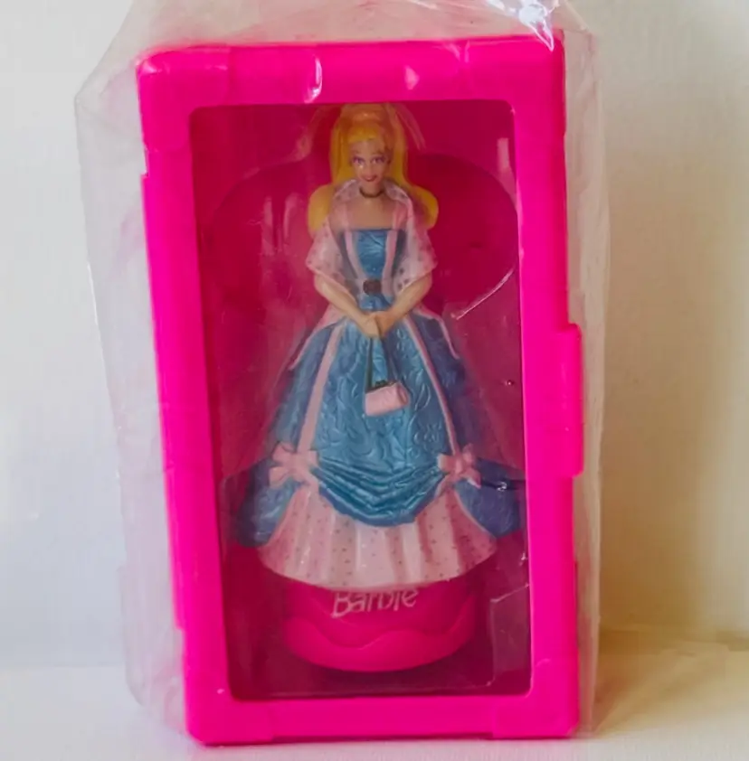 #01 - Barbie Doll Stamper in trunk 1997 Tara Toy Company Ink Stamp New