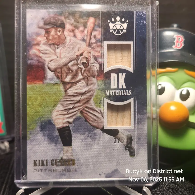 2018 Panini Diamond Kings  Double Relic - Kiki Cuyler Pittsburgh Pirates 3/5