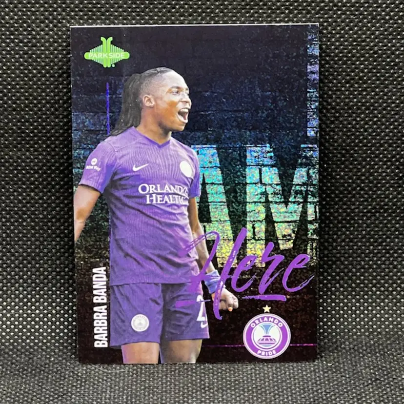 Barbra Banda 2025 Parkside NWSL Vol 1 I Am Here Orlando Pride Soccer Card