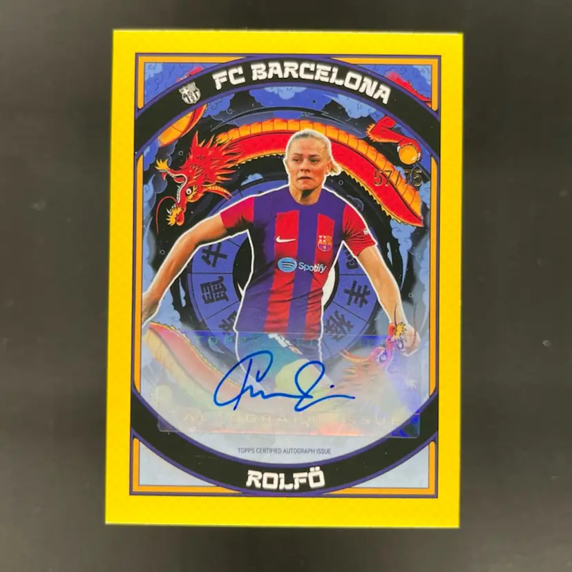 Fridolina Rolfo 2023/24 Topps Year Of The Dragon Chinese Zodiac Autograph /75