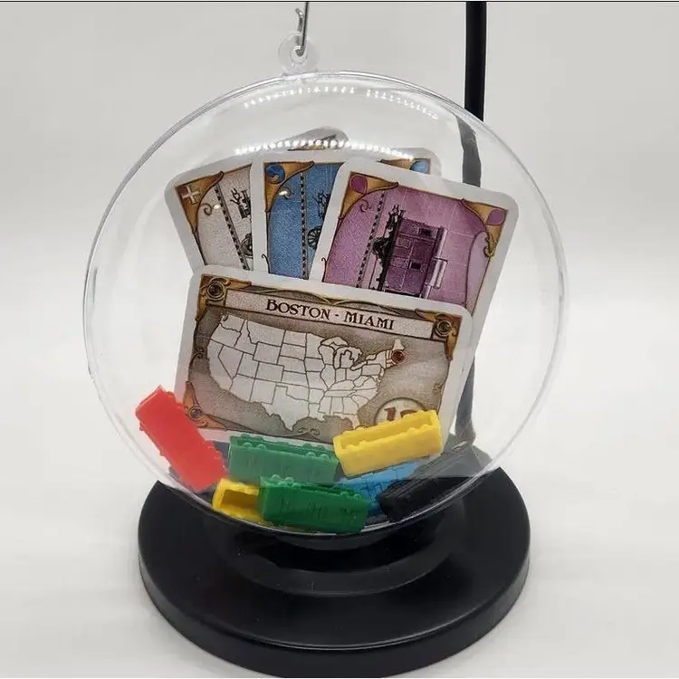 Ticket to Ride North America Handcrafted Board Game Ornament