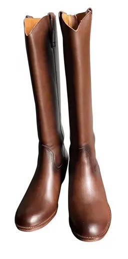 Sofft Astoria Cork Brown Leather Boots with Zipper Size 10 (New)