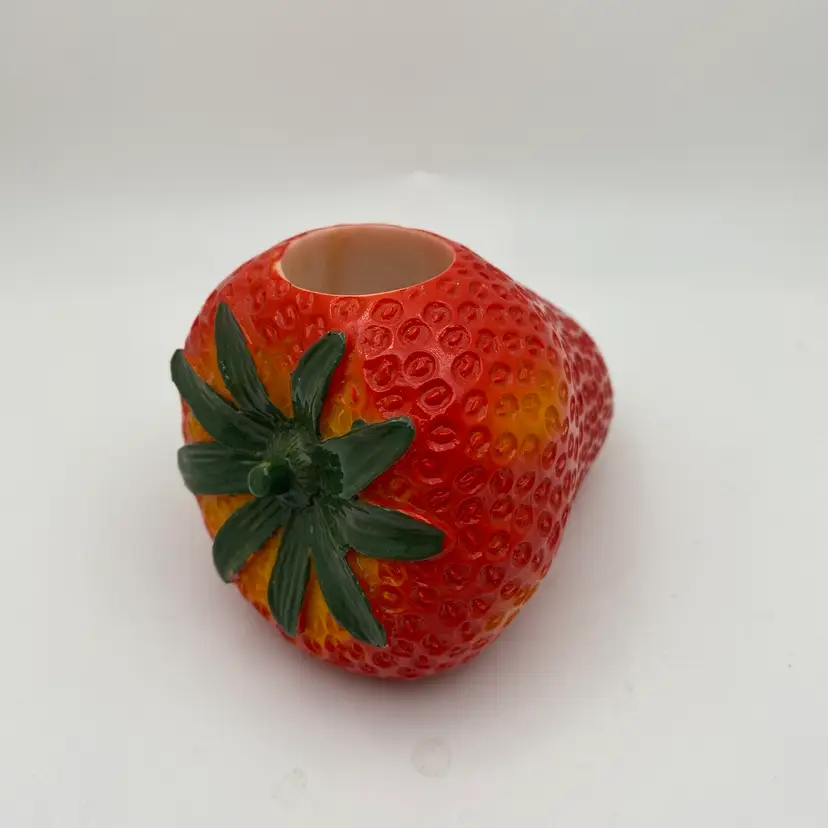 Vintage Strawberry Taper Candle Holder