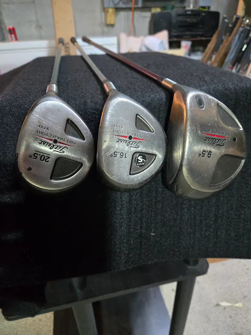 Titleist older driver and woods