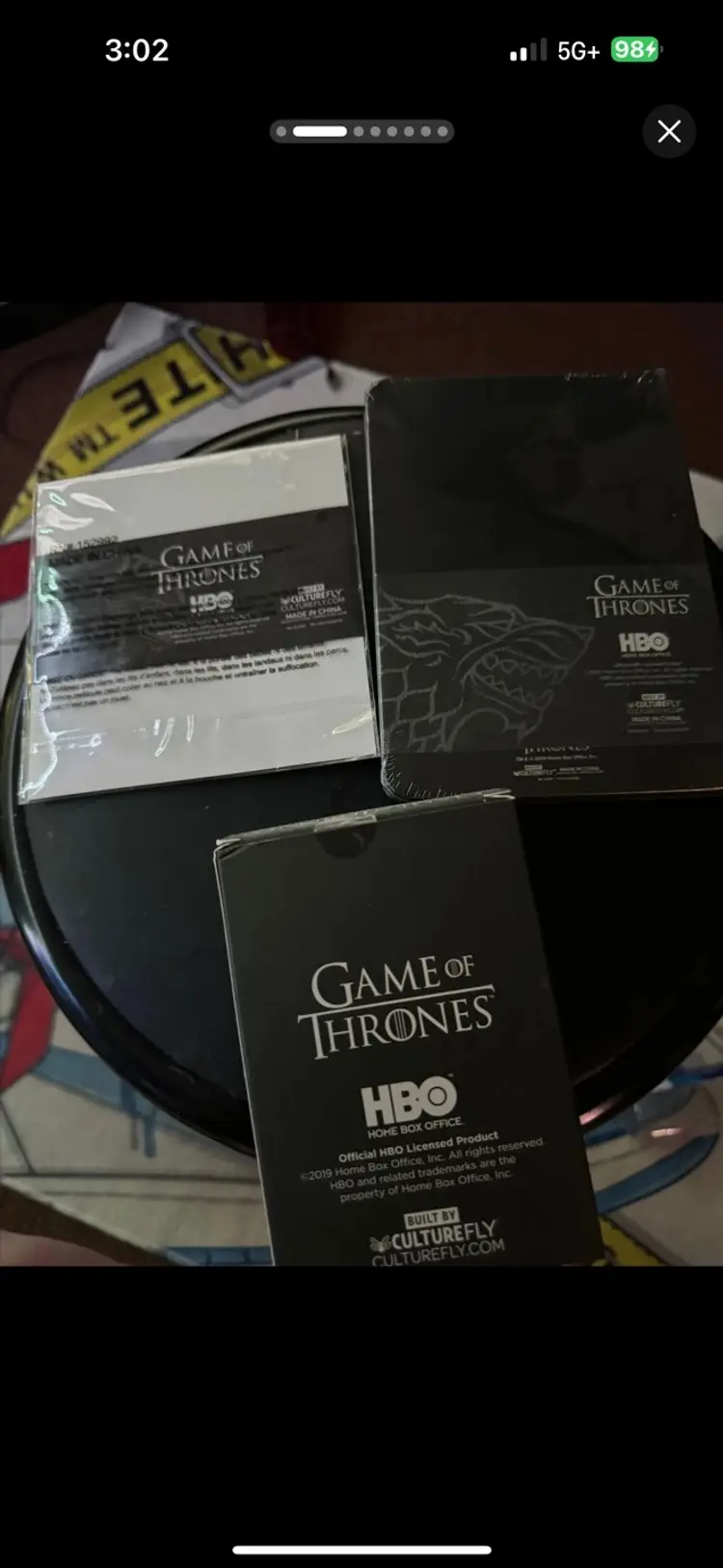 GAME OF THRONES VINYL BUST NOTEBOOK DECAL CULTUREFLY NEW